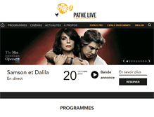 Tablet Screenshot of pathelive.com